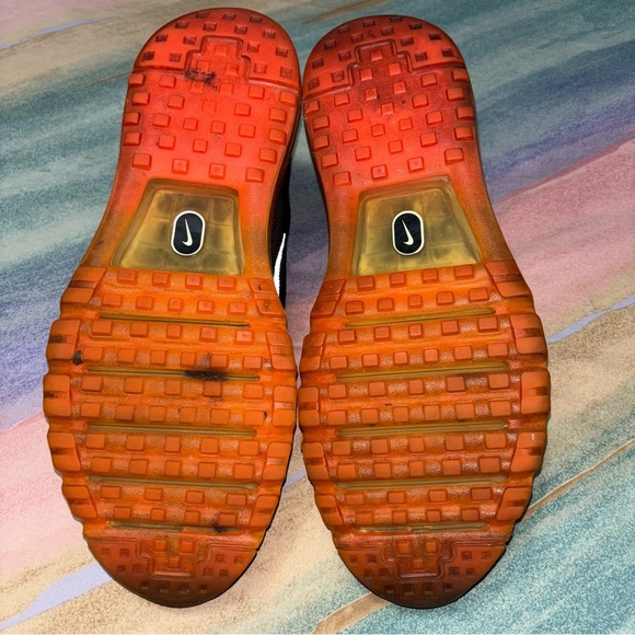 Nike Air Max 2014 Black Violet Atomic Orange Volt Running men’s 13 Training Shoe - Picture 8 of 9